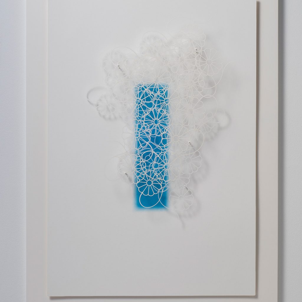 Threshold, 31 X 23 X 2.5 Inches, Archival Colored Pencil And Cut Paper, 2018